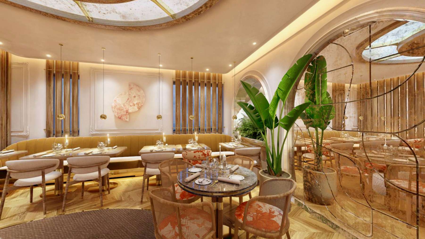 Salonul restaurantului Pergola